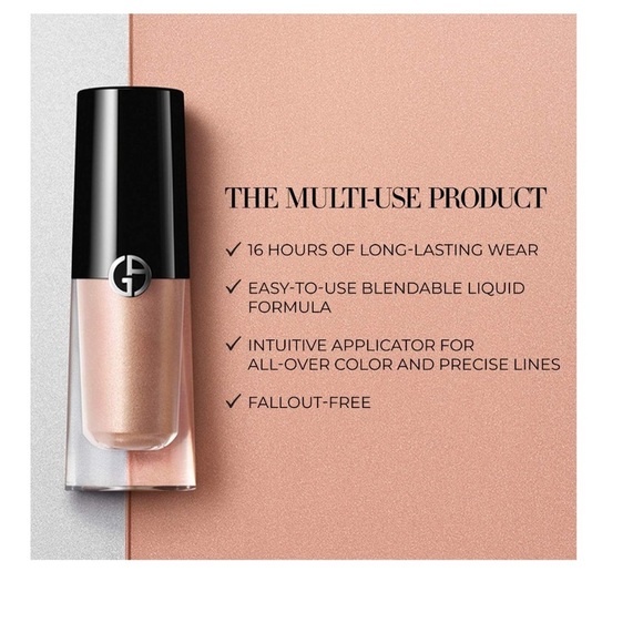 NIB- 68s Tobacco Giorgio Armani Long Lasting Eye Tint Liquid Eyeshadow - Picture 4 of 6